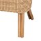 Baxton Studio Putri Modern Bohemian Natural Rattan Arm Chair 233-13235-ZORO - alternate 2